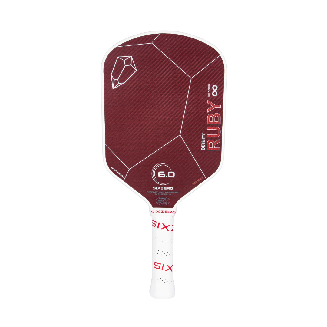 Six Zero Infinity Edgeless Ruby Pickleball Paddle