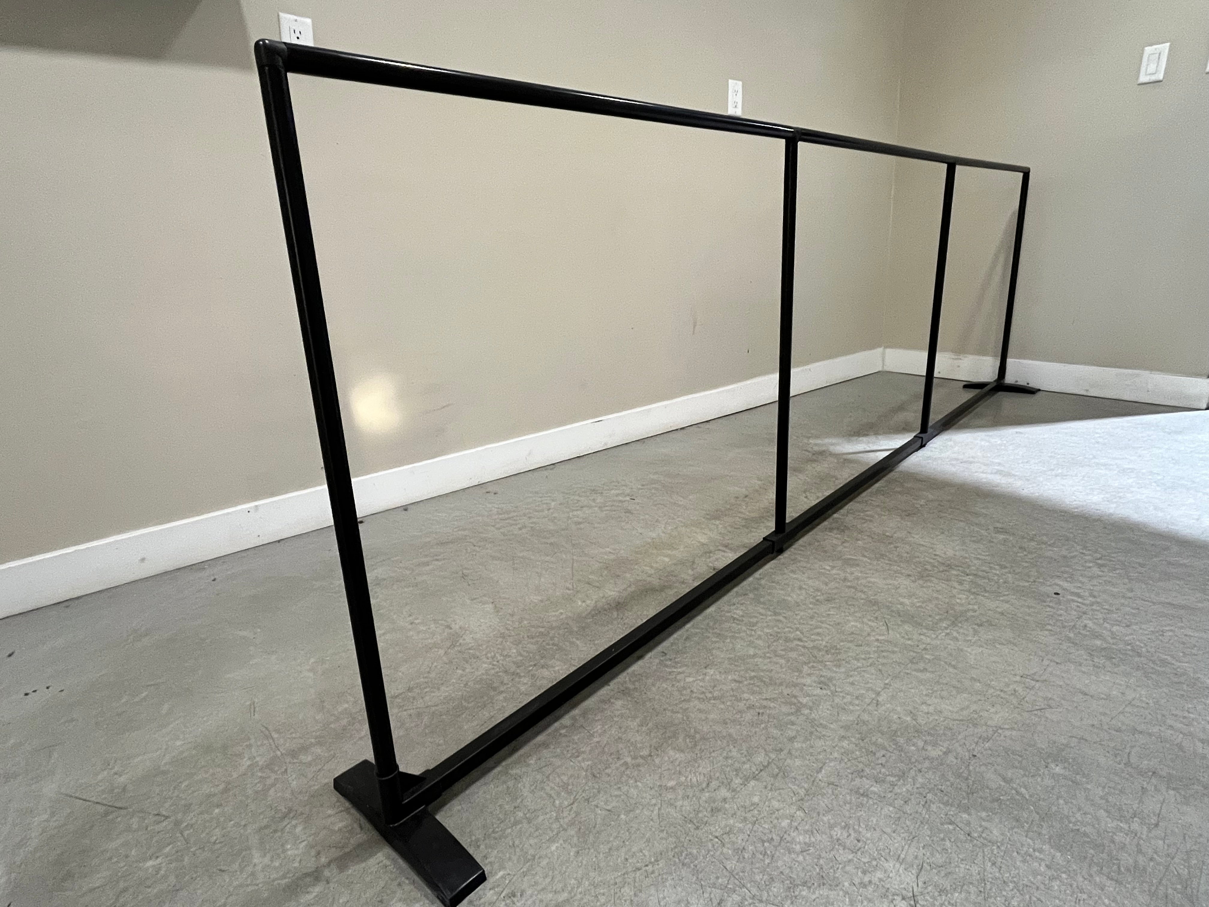 Portable Pickleball court barriers