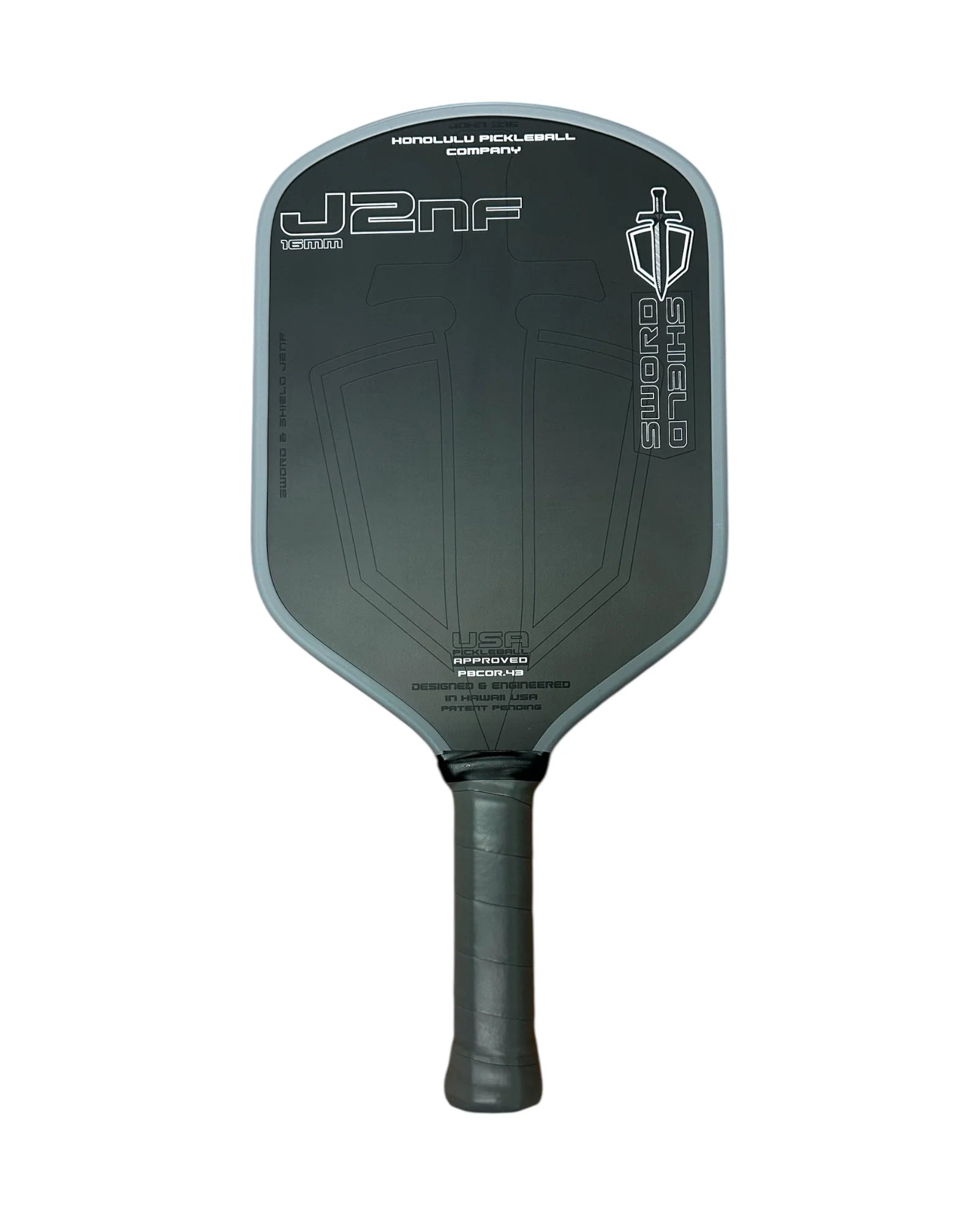 新品‼︎ SWORD＆SHIELD J2NF ピックルボール パドル 224g Honolulu Sword & Shield J2NF Pickleball Paddle