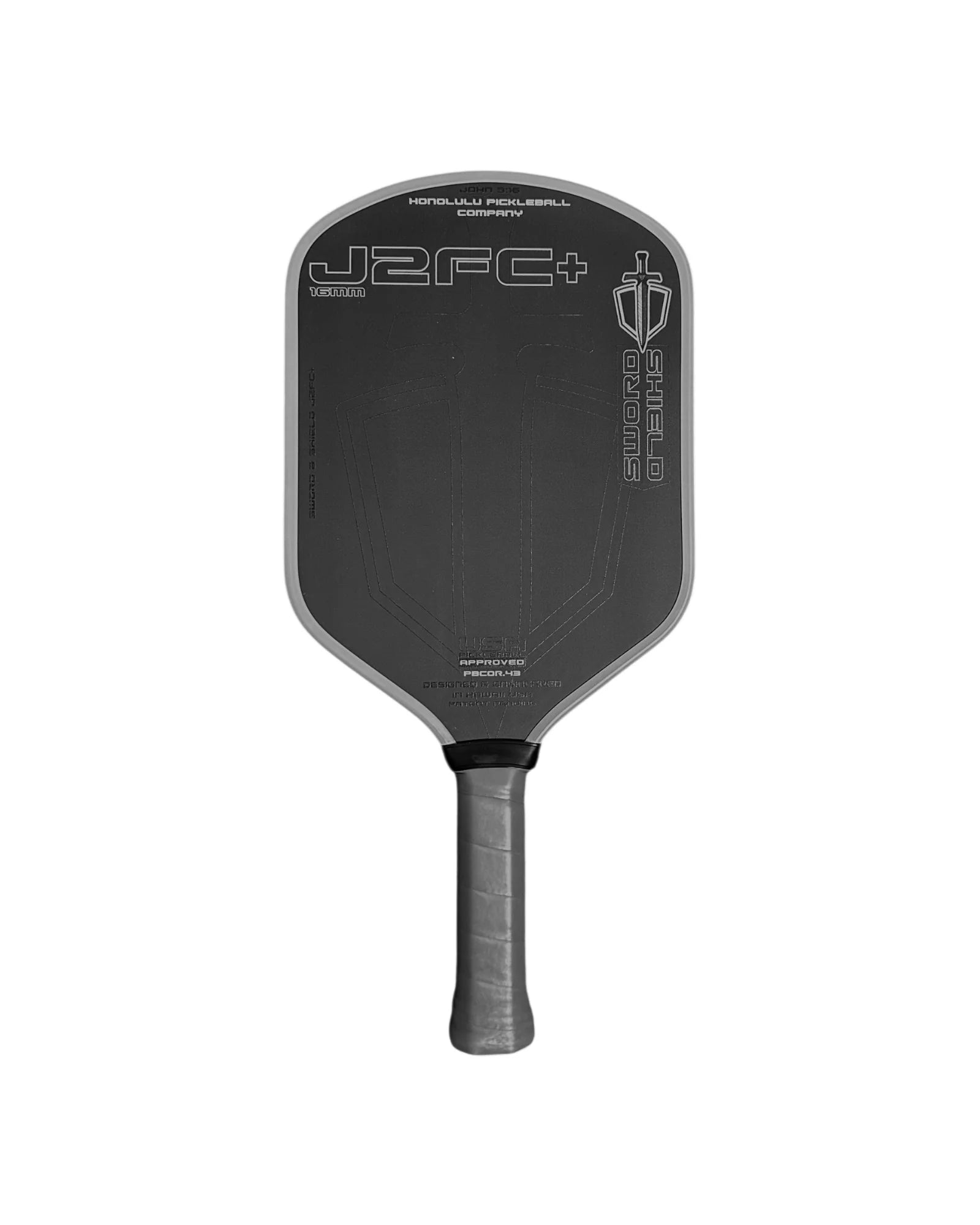 Honolulu Sword & Shield J2FC+ Pickleball Paddle