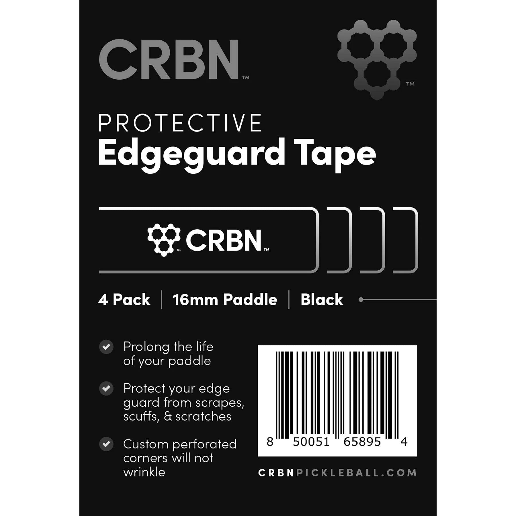 Crbn Protective Edge Guard Tape - 4 Pack