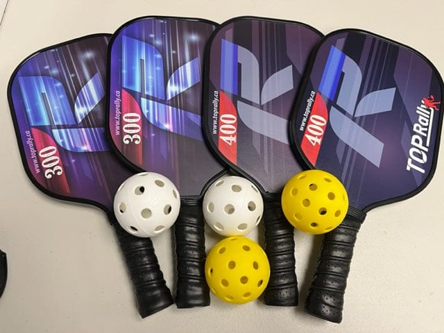 Top Rally Pickleball Paddles Top Rally 300 Power & 400 Hybrid Paddle Package