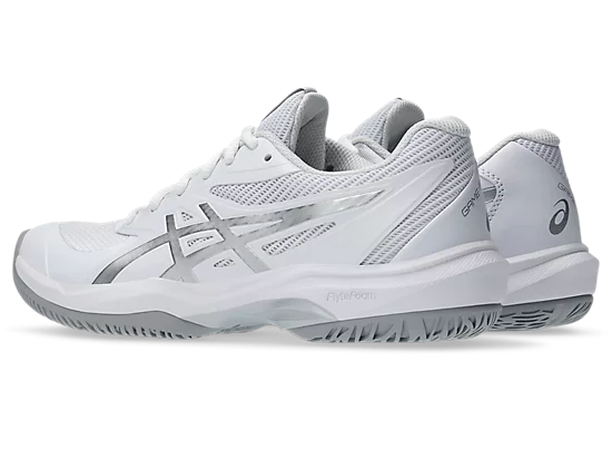 Asics Game FF Women's Tennis Shoes (White/Pure Silver)