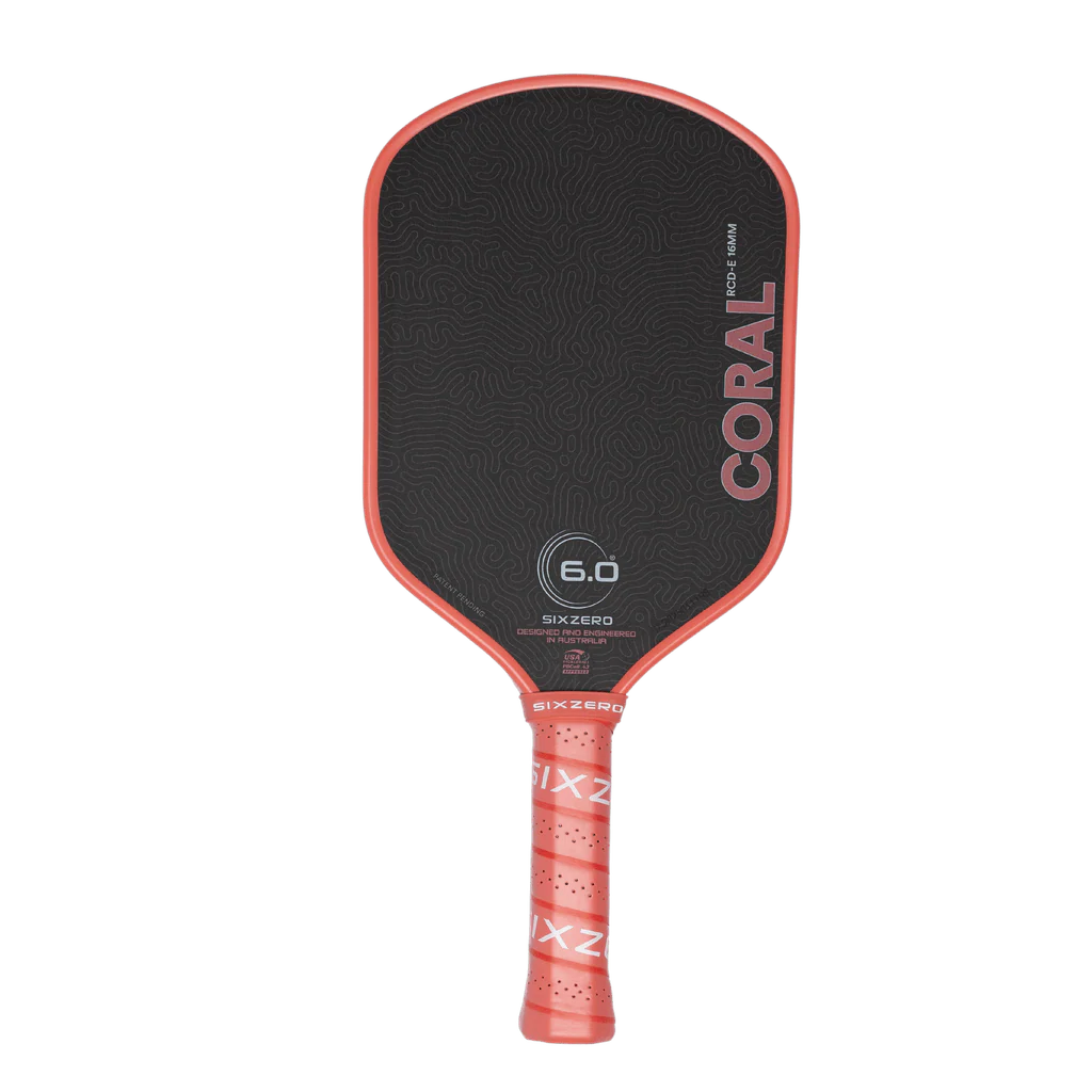 Six Zero Coral Pickleball Paddle