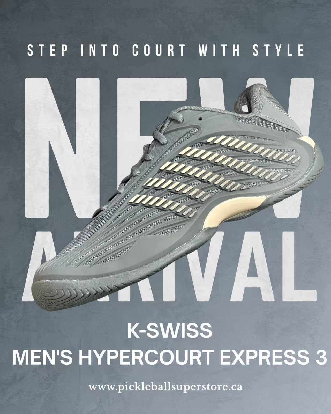 K-Swiss Men's Hypercourt Express 3 Shoes | www.pickleballsuperstore.CA
