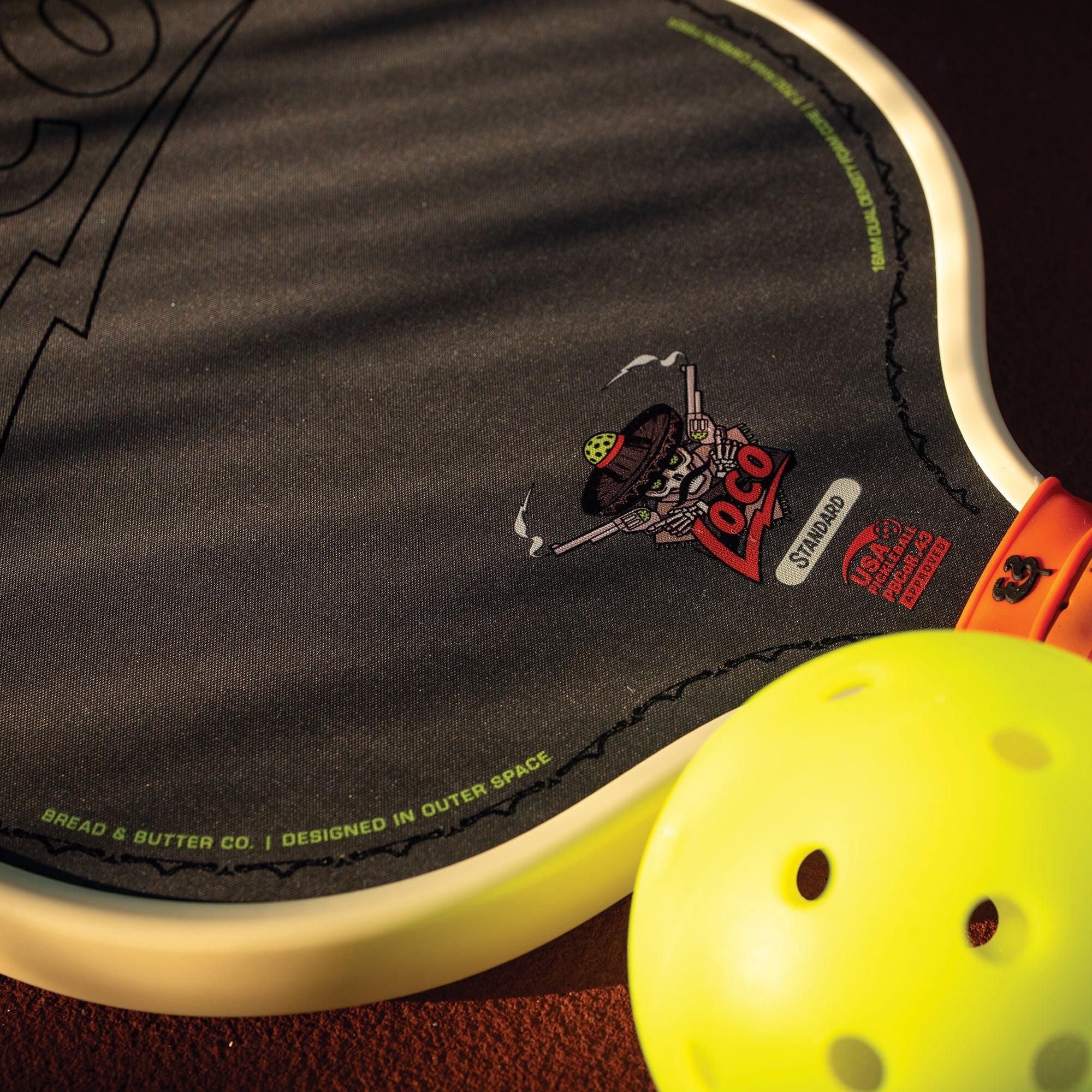 ラケット(硬式用) Bread & Butter LOCO Pickleball Paddle Bread&Butter Loco 16mm Pickleball Paddle- Standard