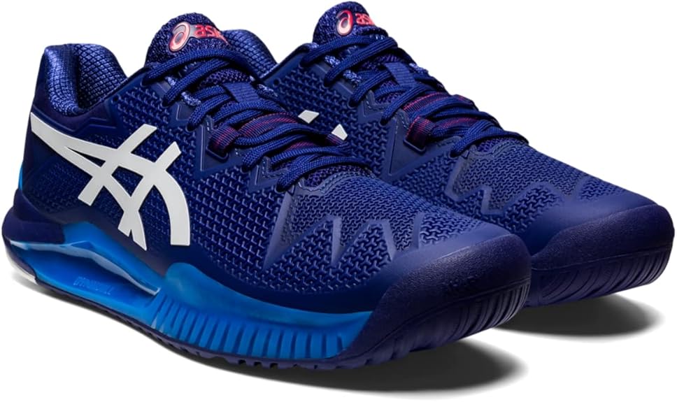 Asics Men's Gel-Resolution 8 Tennis/Pickleball Shoes (Wide 2E)