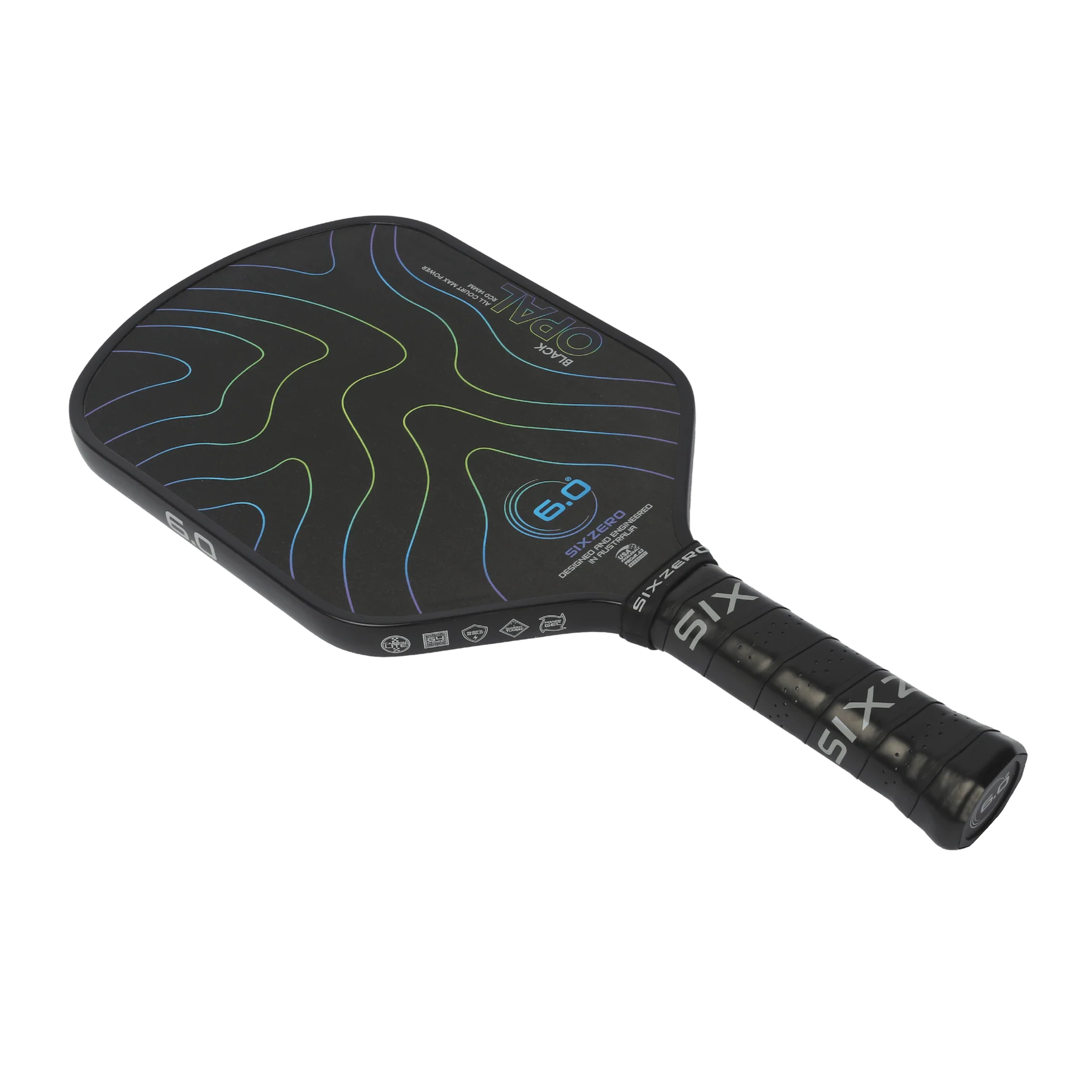 Six Zero Black Opal Pickleball Paddle