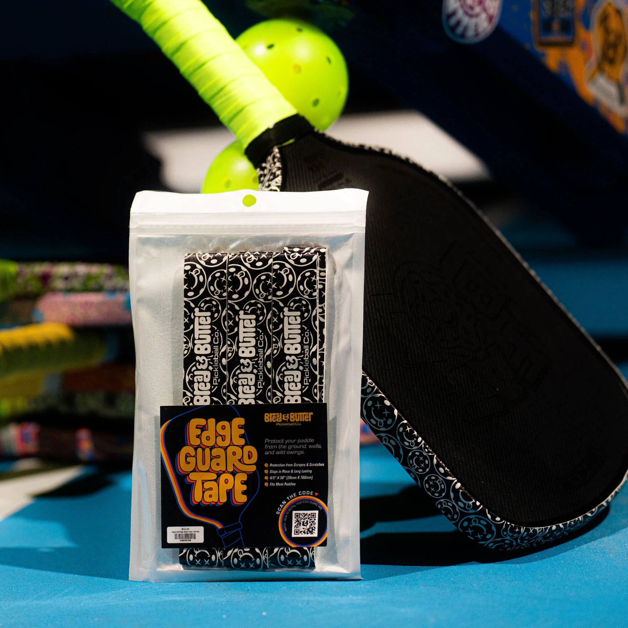 Black and White Dead Ball Edge Guard Tape
