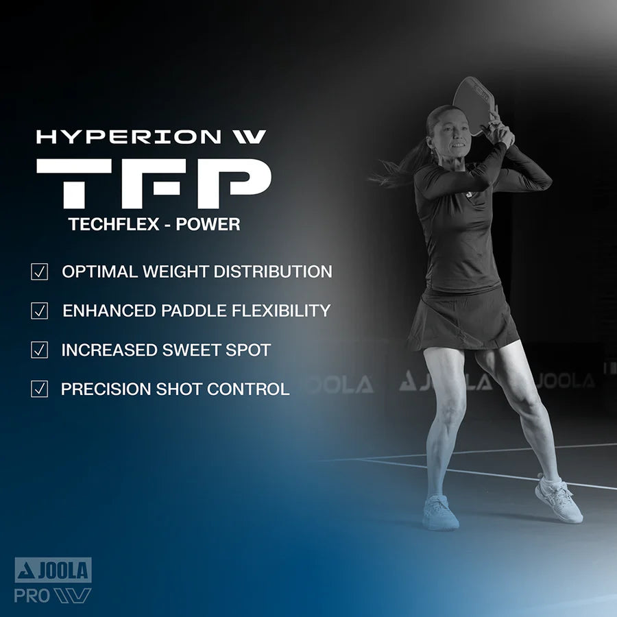 JOOLA Simone Jardim Hyperion Pro IV 16mm pickleball paddle