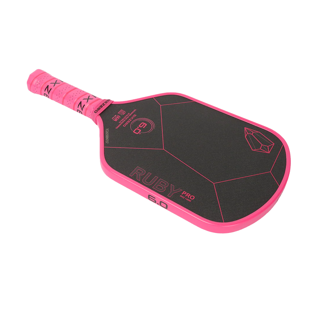 Pickle Ball Racket Ruby Six Zero Ruby Pro Pickleball Paddle