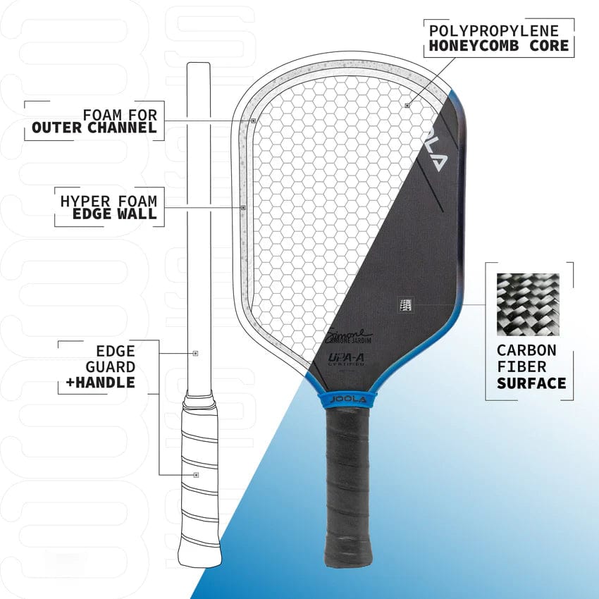Joola Pickleball Paddles JOOLA Simone Jardim Hyperion 3S 16mm Pickleball Paddle
