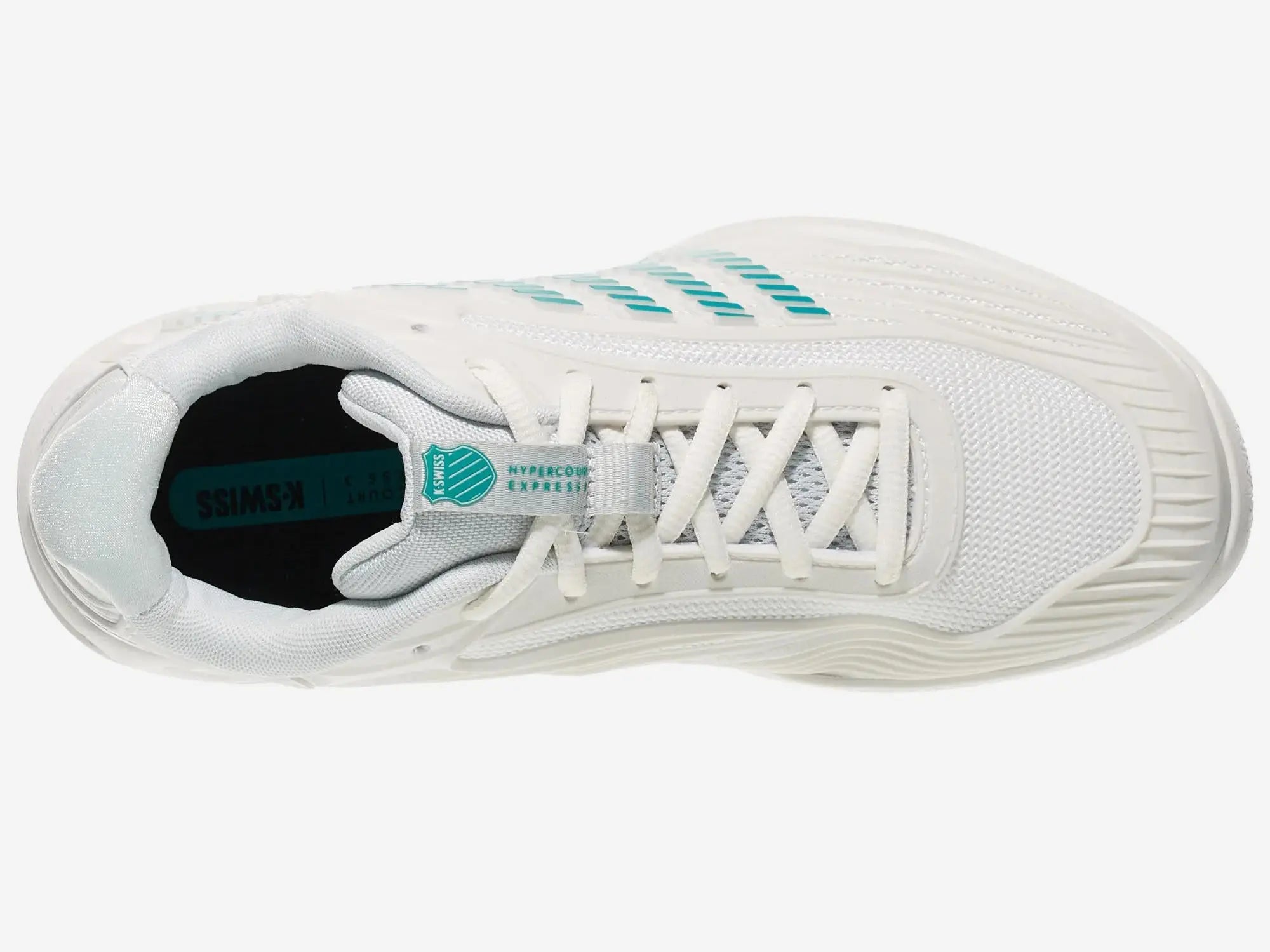 K-Swiss Chaussures de pickleball Hypercourt Express 3 pour femme Large [94606-110-W]