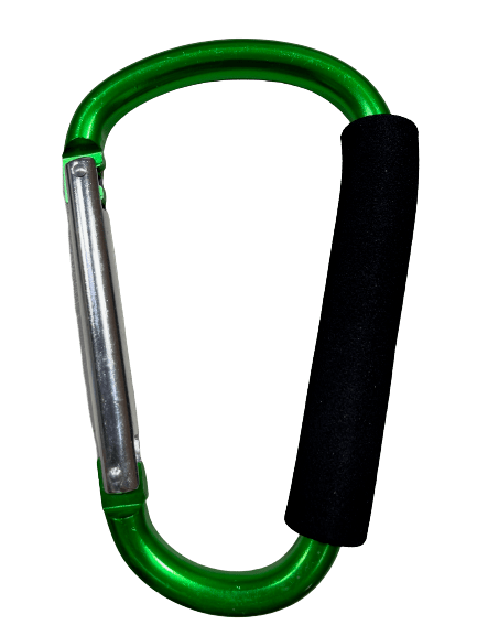 Top Rally Others Green Large Heavy-Duty Aluminum Carabiner Clip