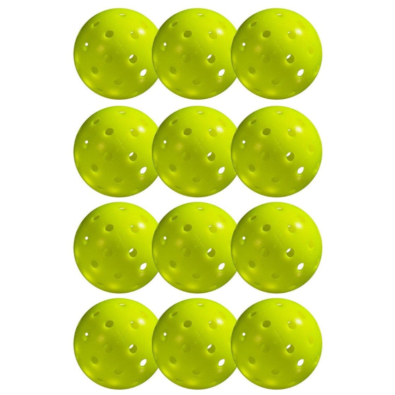 Franklin Balls Lime Green / 12 Balls Franklin X-26 Indoor Pickleball Balls