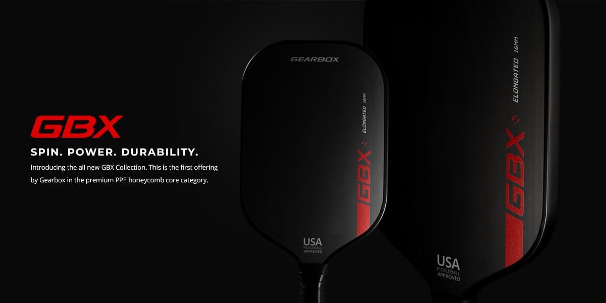 ピックルボール パドル Gearbox GBX 16mm USAPA承認 Amazon | Gearbox GBX 細長いピックルボールパドル、16mm