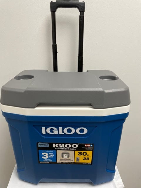 Igloo Coolers Blue Igloo Latitude 30 Roller Cooler