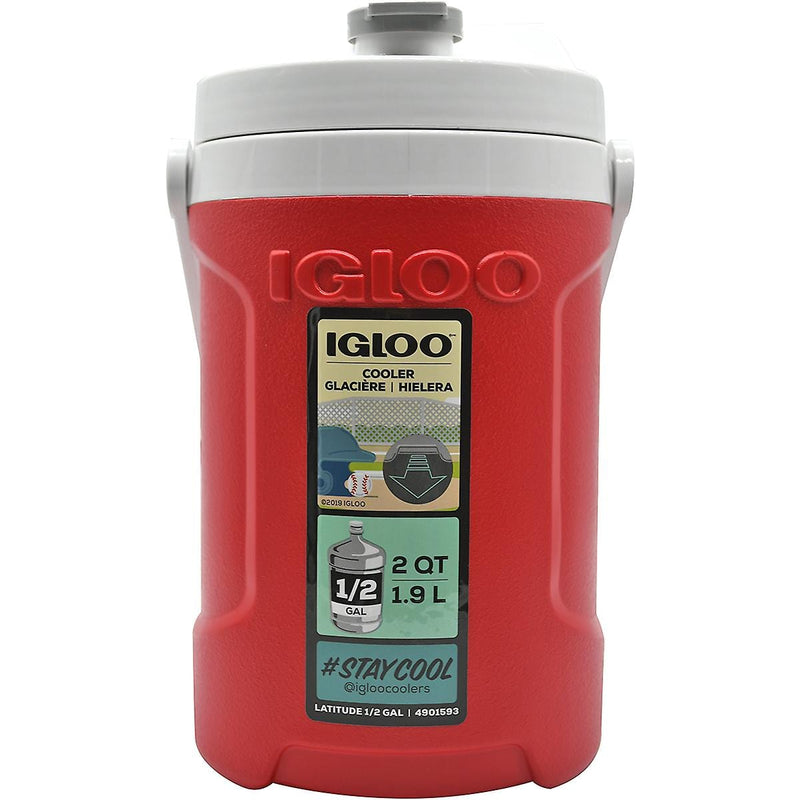 Igloo Water Jug Red Igloo Latitude Half Gallon Water Jug