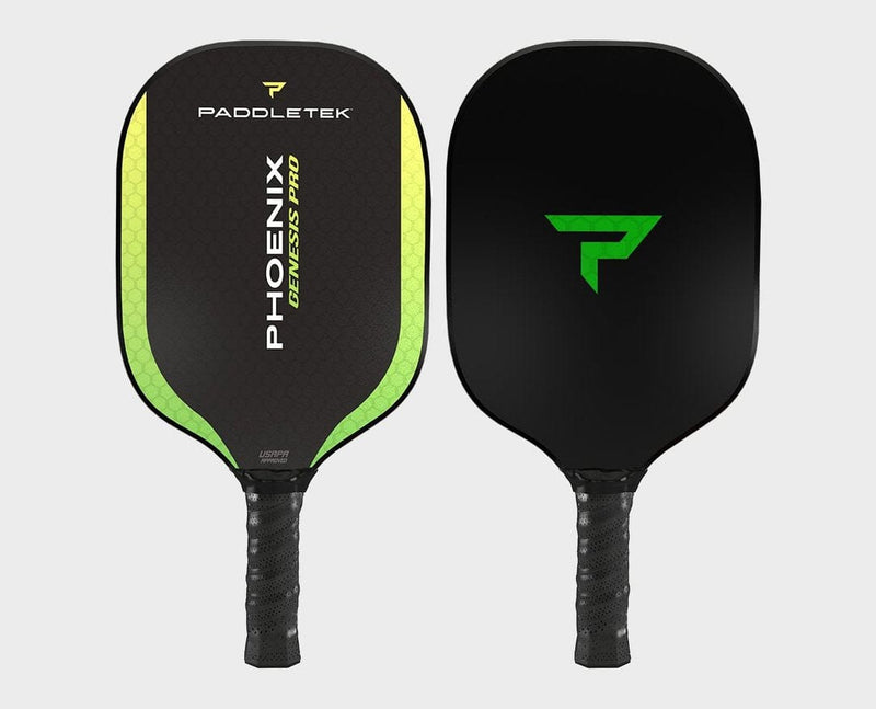 Paddletek Pickleball Paddles Green Paddletek Phoenix Genesis Pro Pickleball Paddle