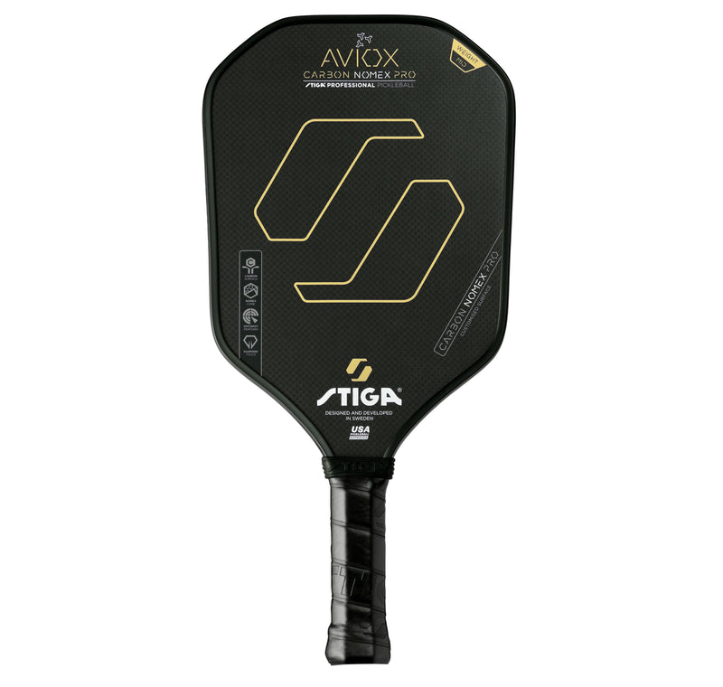 Stiga Pickleball Paddles Gold Stiga Aviox Carbon Nomex Pro Pickleball Paddle