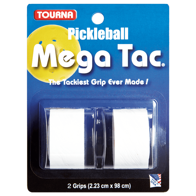 Tourna Grips White Tourna Mega Tac Pickleball Grip