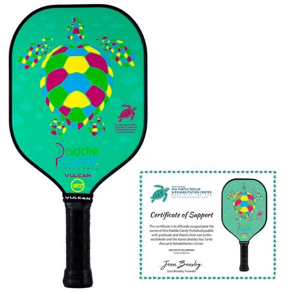 Vulcan Pickleball Paddles Vulcan Paddle Candy “Sea Turtle” Pickleball Paddle