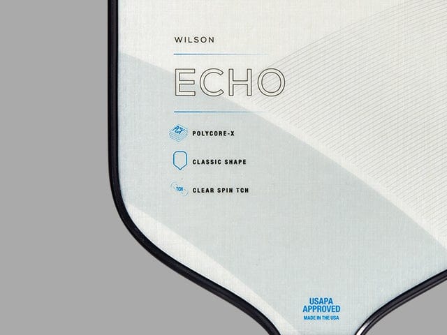 Wilson Pickleball Paddles Blue/White Wilson Echo Pickleball Paddle
