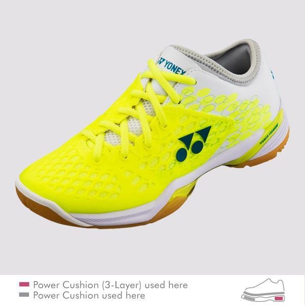 Yonex Power Cushion 03Z Ladies Court Shoes [Yellow] - Smash Nation
