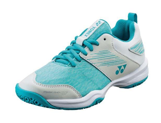 Yonex Shoes Yonex Power Cushion SHB37L Ladies Court Shoes [White/Mint]